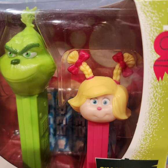 Pez Dr. Seuss The Grinch & Cindy Lou Dispensers Illumination 2019 Collectible - Picture 2 of 5